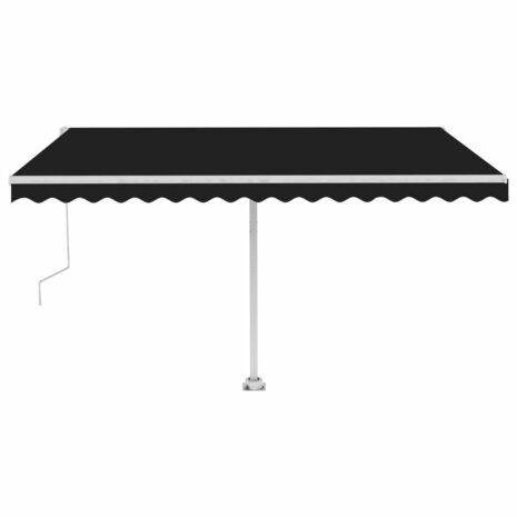 Luifel vrijstaand automatisch 400x350 cm antracietkleurig 2