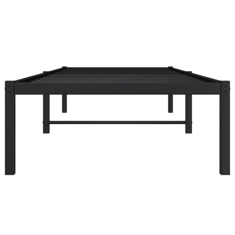 Bedframe metaal zwart 75 x 190 cm 5