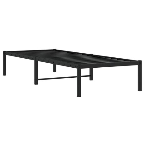 Bedframe metaal zwart 75 x 190 cm 7