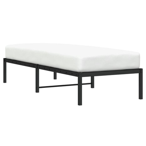 Bedframe metaal zwart 80x200 cm 3