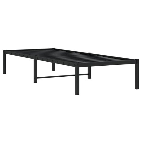 Bedframe metaal zwart 80x200 cm 4