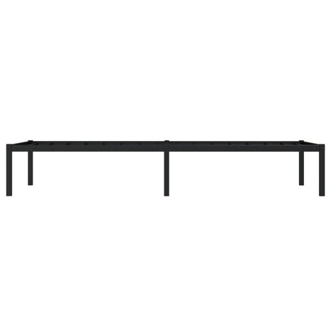 Bedframe metaal zwart 80x200 cm 6