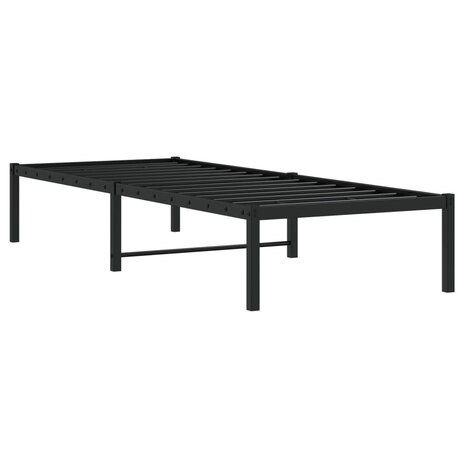 Bedframe metaal zwart 80x200 cm 7