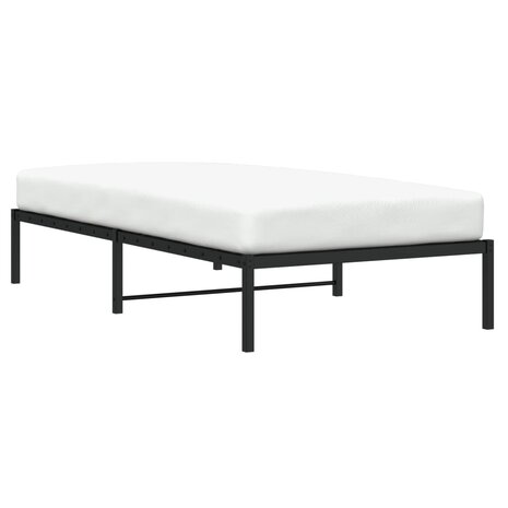 Bedframe metaal zwart 100x190 cm 3