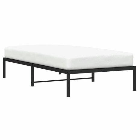 Bedframe metaal zwart 107x203 cm 3
