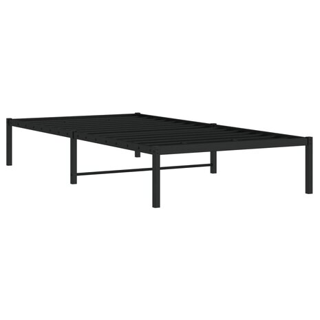 Bedframe metaal zwart 107x203 cm 4