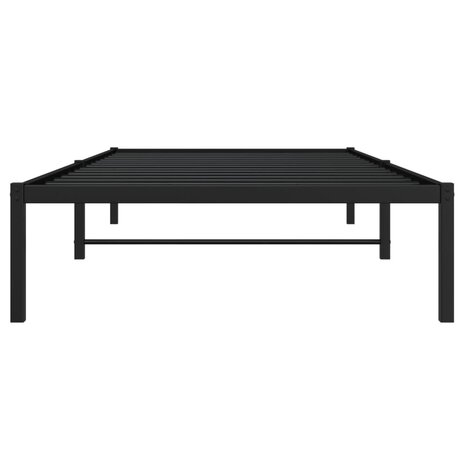Bedframe metaal zwart 107x203 cm 5