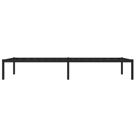 Bedframe metaal zwart 107x203 cm 6