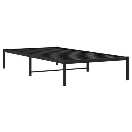 Bedframe metaal zwart 107x203 cm 7