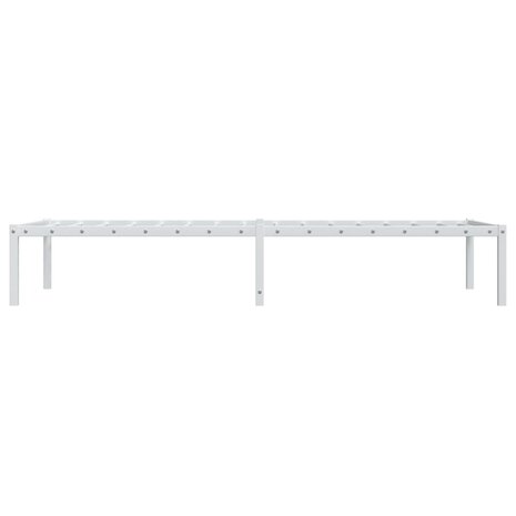Bedframe metaal wit 75 x 190 cm 6