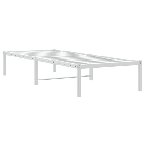 Bedframe metaal wit 75 x 190 cm 7