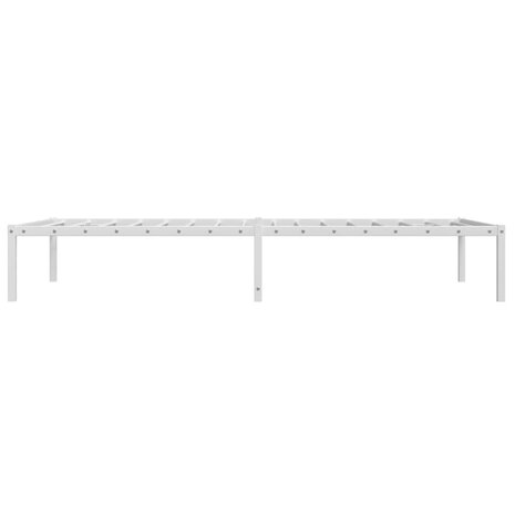 Bedframe metaal wit 100x200 cm 6
