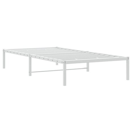Bedframe metaal wit 100x200 cm 7