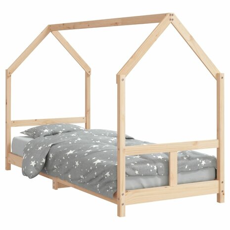 Kinderbedframe 80x200 cm massief grenenhout 2