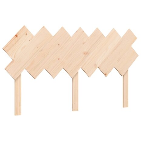 Seniorenbed met hoofdbord massief hout 140x190 cm 8