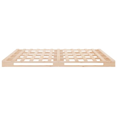 Palletbed massief grenenhout 140x190 cm 6