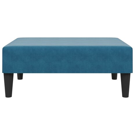 2-delige Loungeset met kussens fluweel blauw 8