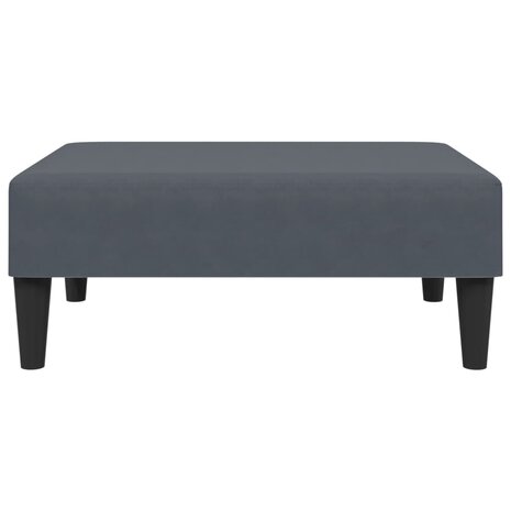 2-delige Loungeset met kussens fluweel donkergrijs 8