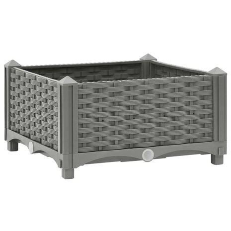 Plantenbak verhoogd 40x40x23 cm polypropeen 1
