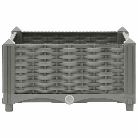 Plantenbak verhoogd 40x40x23 cm polypropeen 4