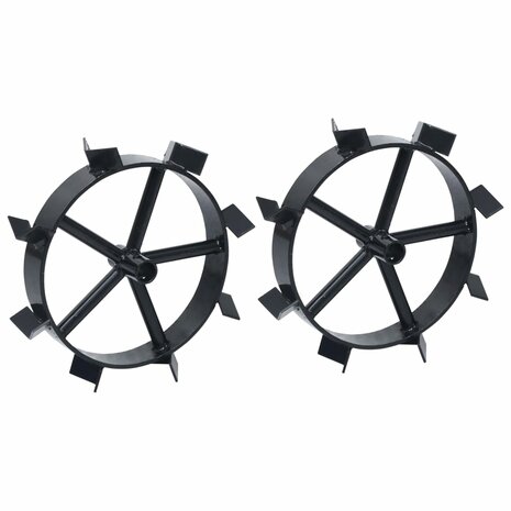 Wielen voor 6,5 pk benzinefrees 2 st metaal 2