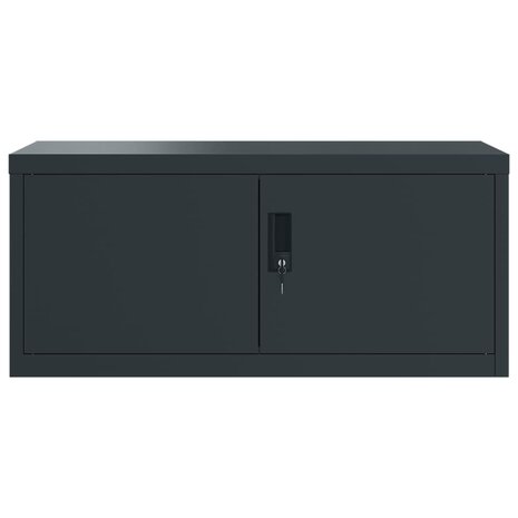 Archiefkast 90x40x130 cm staal antracietkleurig 4