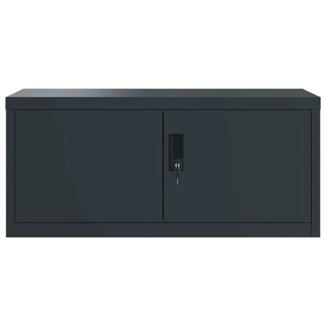 Archiefkast 90x40x240 cm staal antracietkleurig 4