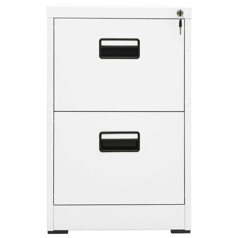 Archiefkast 46x62x72,5 cm staal wit 2