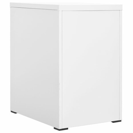 Archiefkast 46x62x72,5 cm staal wit 3