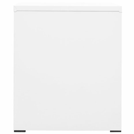 Archiefkast 46x62x72,5 cm staal wit 4
