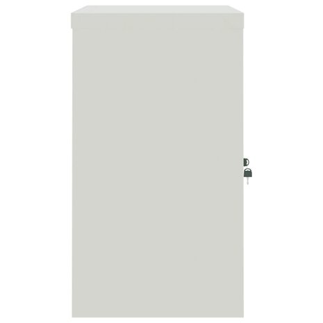 Archiefkast 90x40x70 cm staal lichtgrijs 5