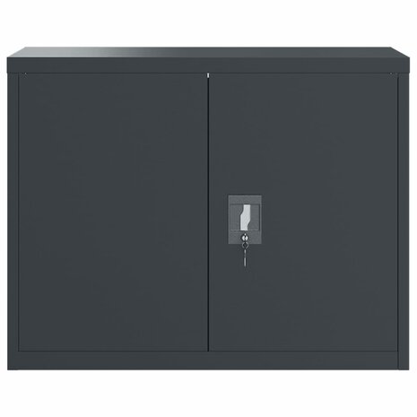 Archiefkast 90x40x70 cm staal antracietkleurig 3