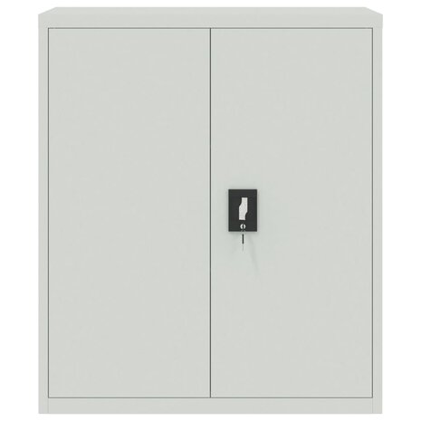Archiefkast 90x40x105 cm staal lichtgrijs 3