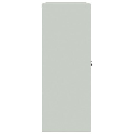 Archiefkast 90x40x105 cm staal lichtgrijs 5