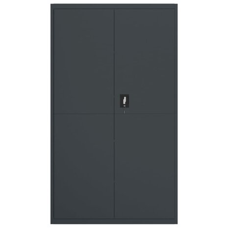 Archiefkast 105x40x180 cm staal antracietkleurig 3