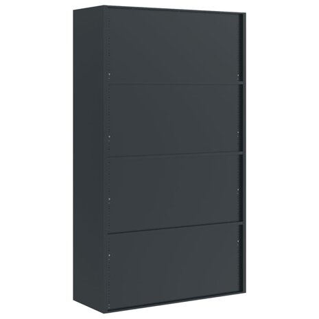 Archiefkast 105x40x180 cm staal antracietkleurig 6
