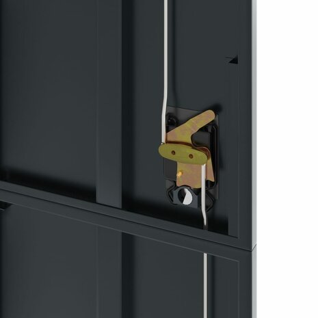 Archiefkast 105x40x180 cm staal antracietkleurig 8