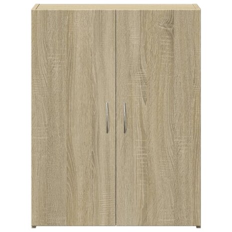 Archiefkast 60x32x77,5 cm bewerkt hout sonoma eikenkleurig 4