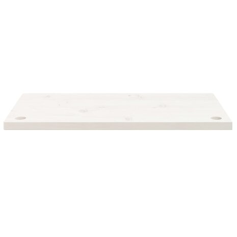 Bureaublad 80x40x2,5 cm massief grenenhout wit 3