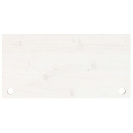 Bureaublad 80x40x2,5 cm massief grenenhout wit 4