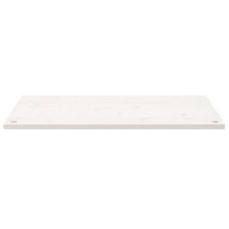 Bureaublad 100x50x2,5 cm massief grenenhout wit 3