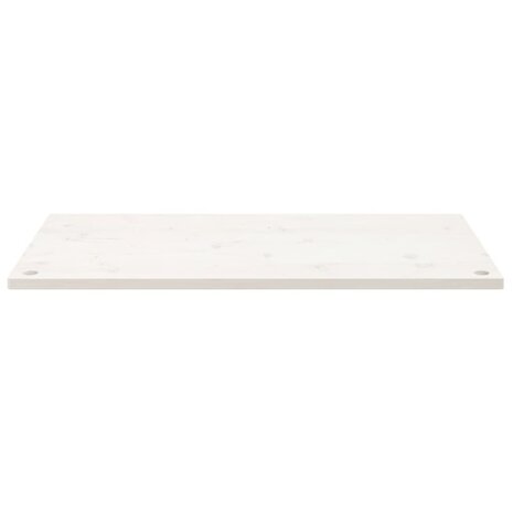 Bureaublad 110x60x2,5 cm massief grenenhout wit 3