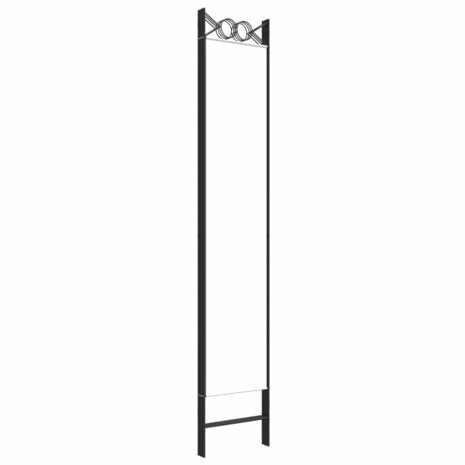 Kamerscherm met 4 panelen 160x220 cm stof wit 6