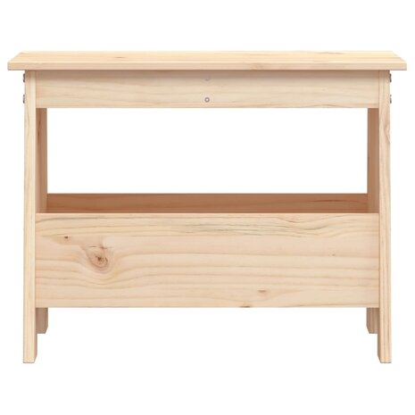 Halbankje 60x28x45 cm massief grenenhout 4