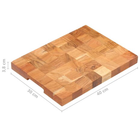 Hakblok 40x30x3,8 cm massief acaciahout 7