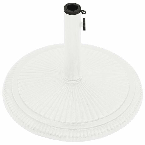 Parasolvoet 45x45x30 cm gietijzer wit 5