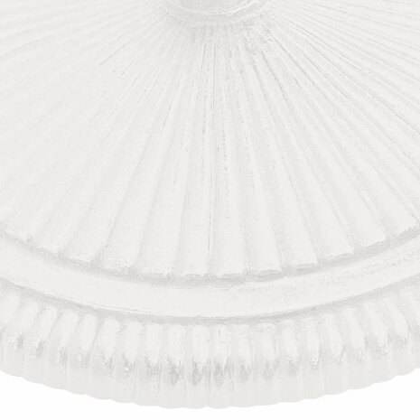 Parasolvoet 45x45x30 cm gietijzer wit 8