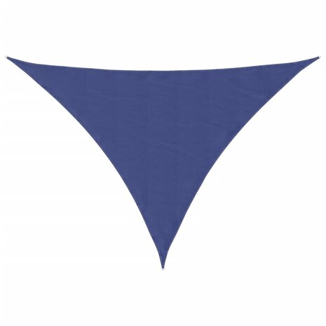 Zonnescherm driehoekig 2,5x2,5x3,5 m oxford stof blauw 2