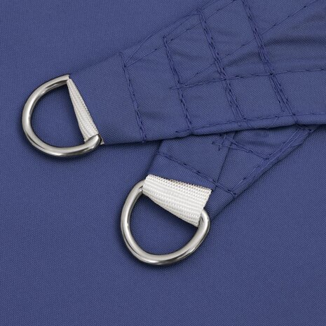 Zonnescherm driehoekig 2,5x2,5x3,5 m oxford stof blauw 6