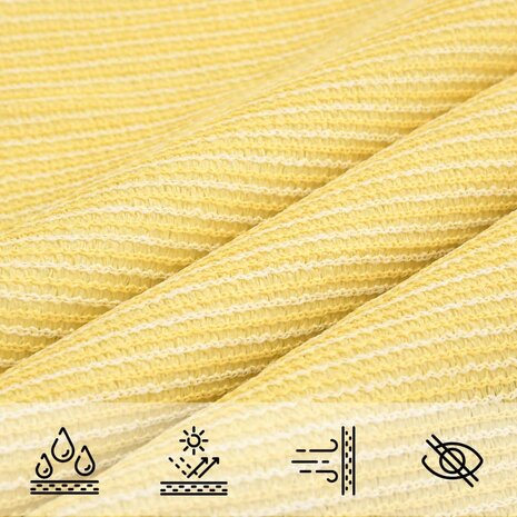 Zonnezeil 160 g/m² 3x3 m HDPE beige 5